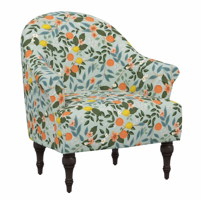 Josephine Chair, Rpc Citrus Grove Mint Linen