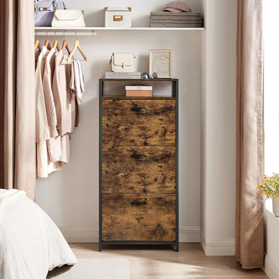18 Pair Flip Down Shoe Storage