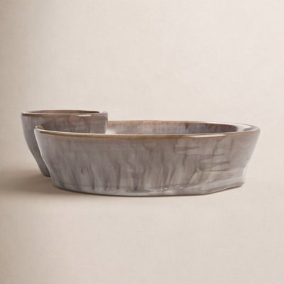 Aamirah Novelty Stone Chips And Dip Platter