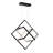 Graymar 3 - Light Black LED Unique/Statement Pendant-1461298952