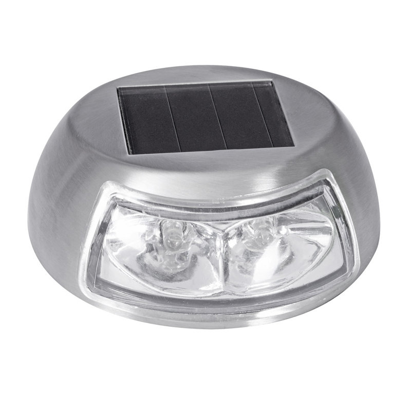 Solar Stainless Steel Solar Powered Integrated LED Metal Deck Light
