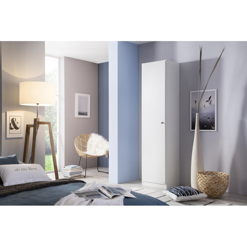 Buchholz 1 Door Wardrobe, White