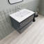 Meuble-lavabo flottant moderne simple Alcester Ivy Bronx-1100120576