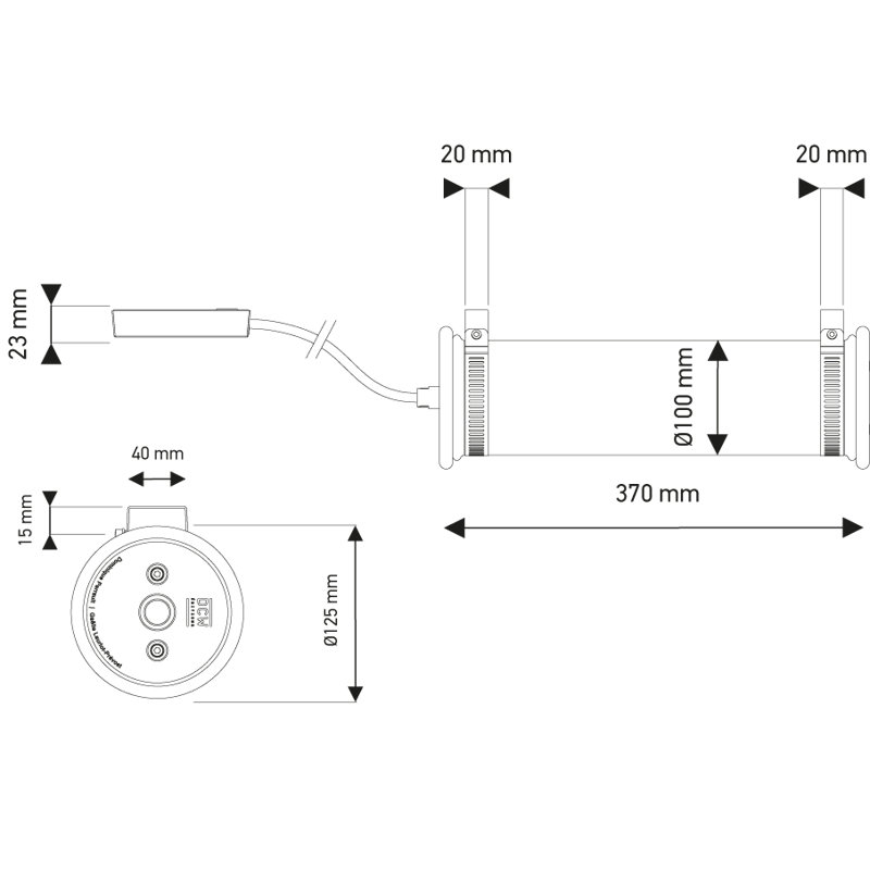 Stainless Steel Flush Mounted Sconce