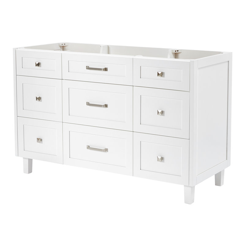 ARIEL Monroe 54 Single Bathroom Vanity Base Only, White