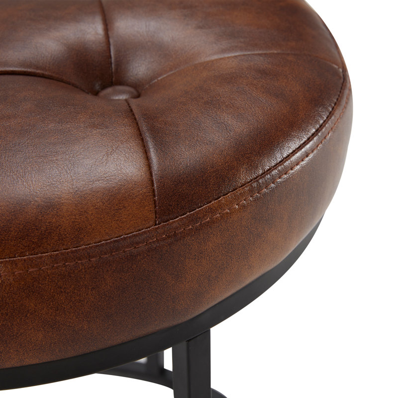 Tabouret de coiffeuse Bailys, Brun jaunâtre