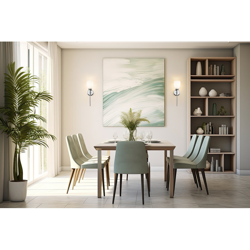 Matheny 1 Light Wall Sconce, Chrome