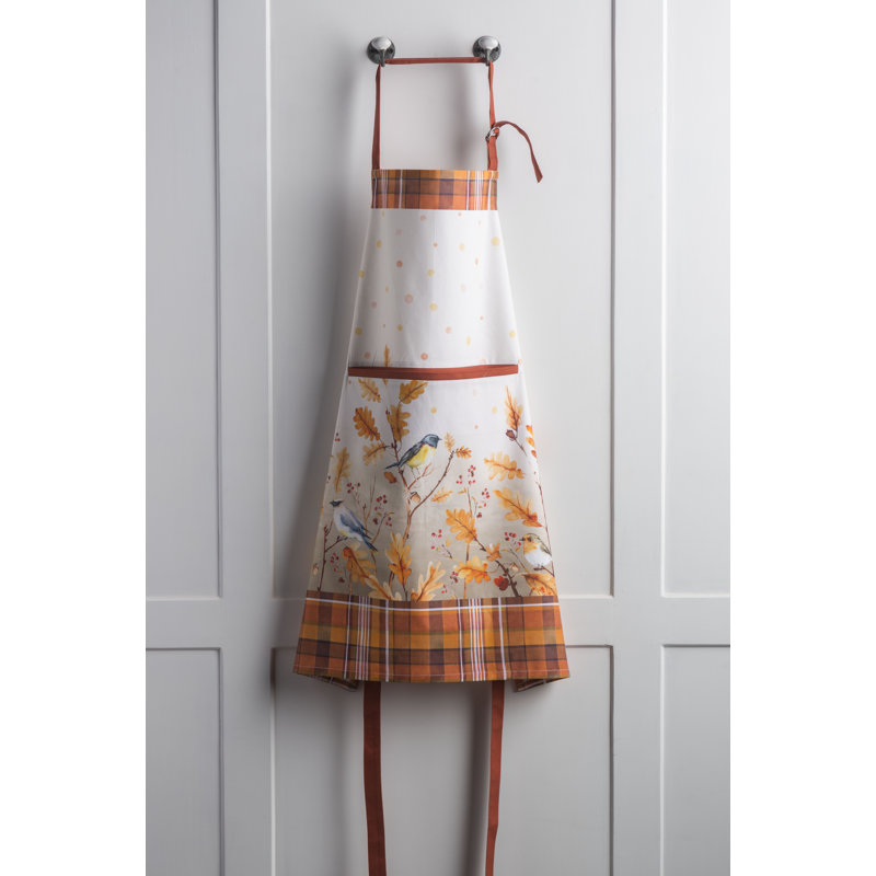 Floral Cotton Bib Apron