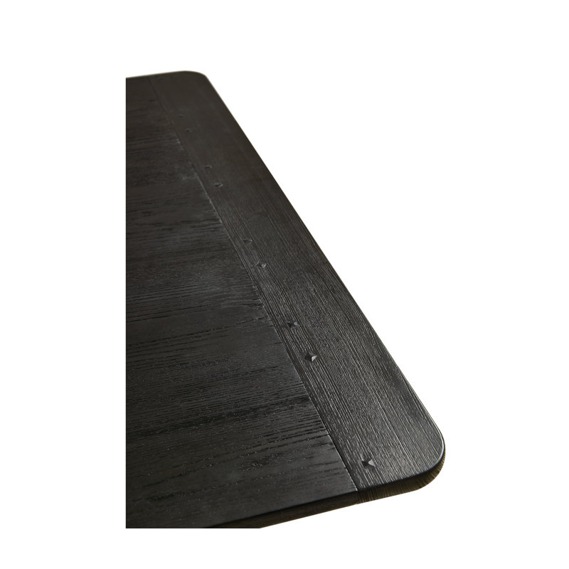 Epoch Solid Oak Dining Table, Ebonized Oak