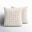 Kya Geometric Faux Fur Reversible Throw Pillow-2069550995