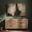 Art mural encadré, rétro, antique, classique pour chambre à coucher - 16 po x 24 po x 2 panneaux-1406306353-1406306364