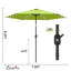Lighted Market Parasol-624966312