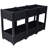 47.2"X15.7"X27.7" Polypropylene Raised Beds: Black, With Drainage System For Vegetables, Flowers, Herbs, Effortless Assembly Outdoor Gardens 27.7" High Black 47.2"X15.7" Veggies, And Planters-1290558440-1290558441