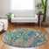 Malchow Washable Abstract Area Rug