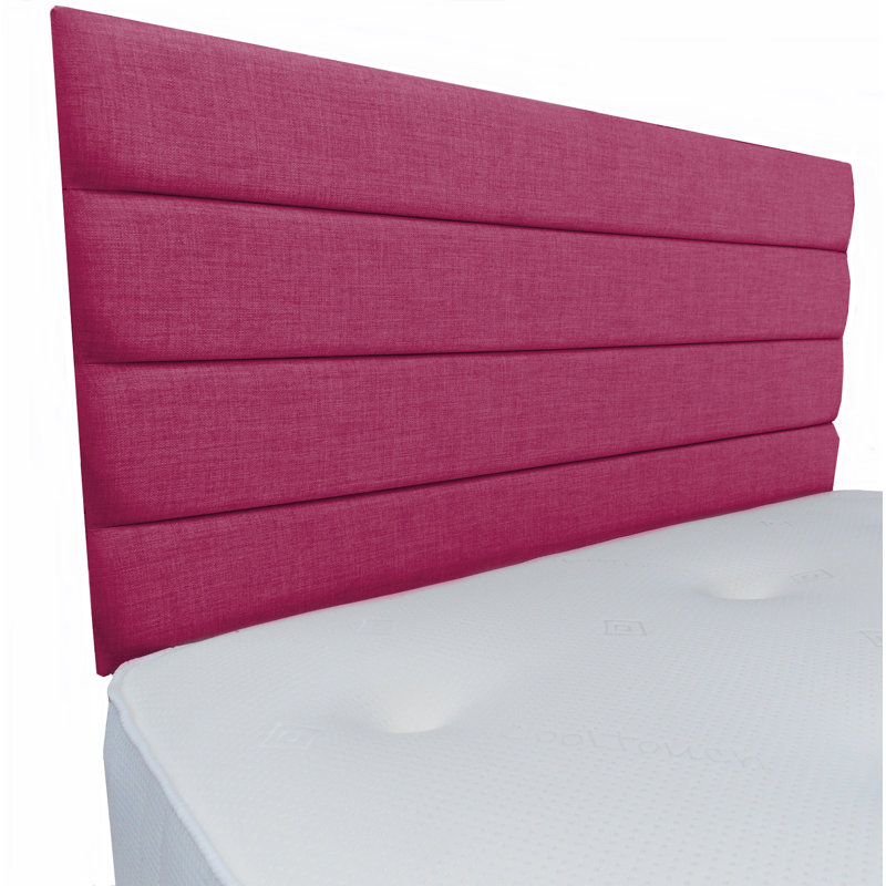 Moyo Upholstered Headboard, Kingsize (5'), Raspberry