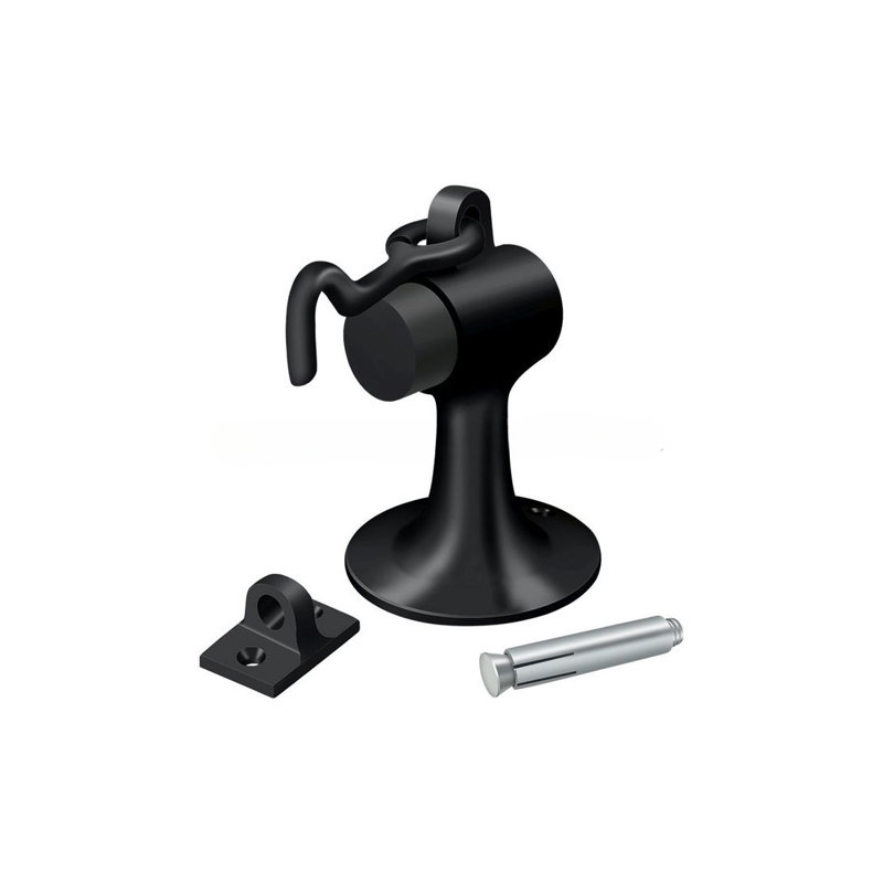 Door Stop, Painted Black