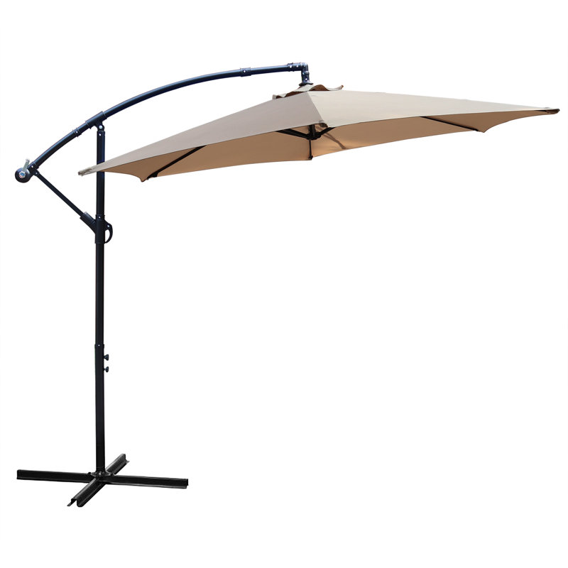 Parasol en porte-à-faux 10", Brun clair