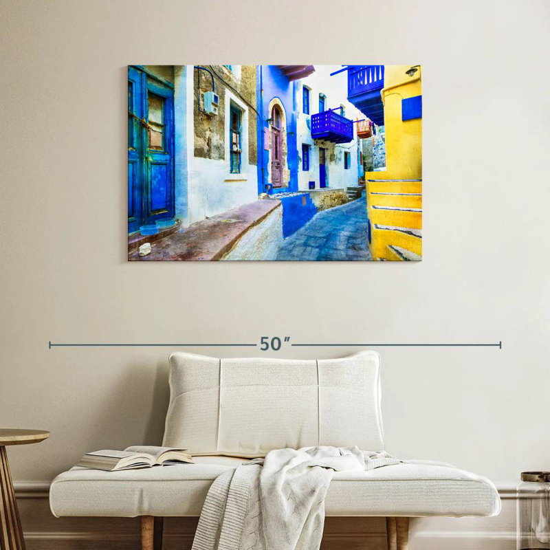 Sirci Nisyros, ruelle résidentielle, H 26 po x l 39 po