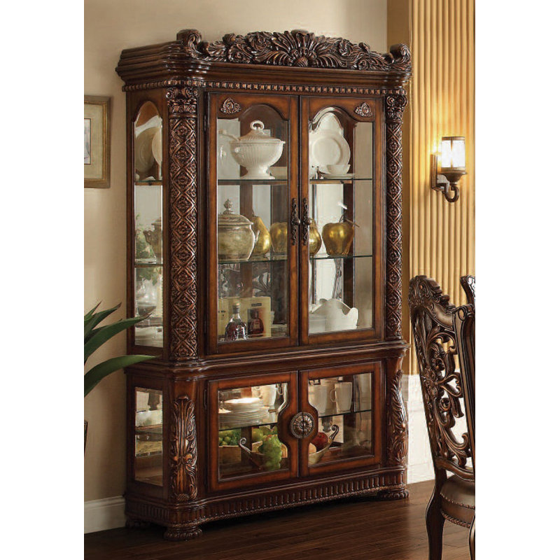 Vitrine lumineuse à miroir