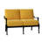 Wiltshire 49.3'' Wide Aluminum Loveseat with Cushions-87146230-26205317