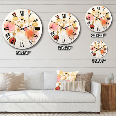 Horloge murale synchronisée
