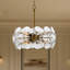 Lustre 8 Lt au fini laiton doux Rosdorf Park Lazzara