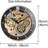 Industrial Steampunk Wall Clock With Moving Gears - Vintage Metal Battery Operated Quartz Clock For Living Room, Kitchen, Office Decor-888675352