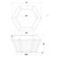 Table basse en verre Amla