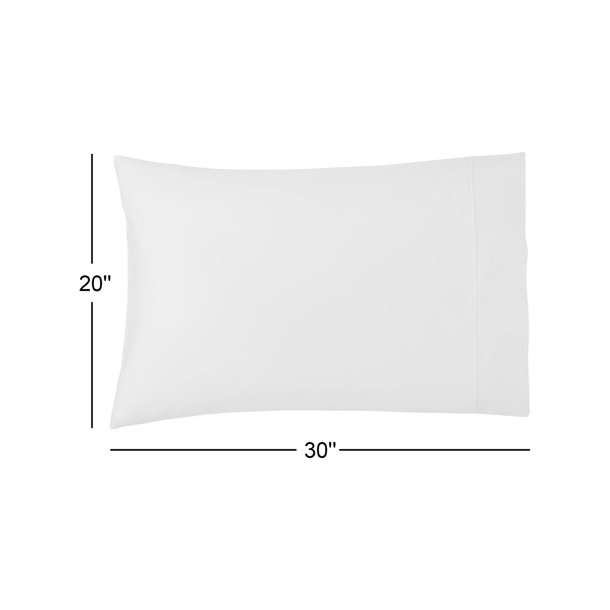 Danfield Cotton Sateen Sheet Set, Queen Sheet Set + 1 Fitted Sheet + 2 Pillowcases, Soft Gray
