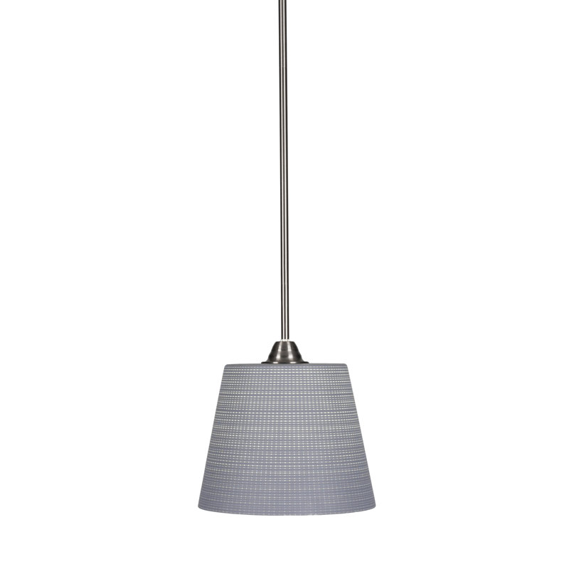 Luminaire suspendu Glenam Paramount, Gris, Nickel brossé