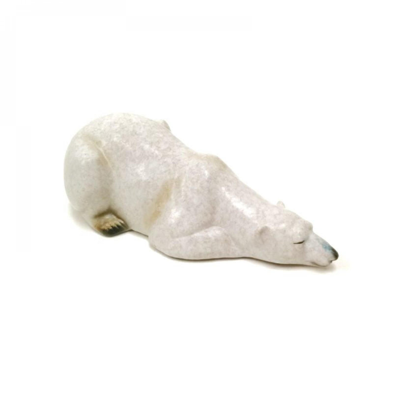 Figurine ours polaire endormi