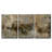 Grunge Abstract Paint Stroke Effect " Brown And Gray Grunge " 3 - Pieces-98804013-98804016