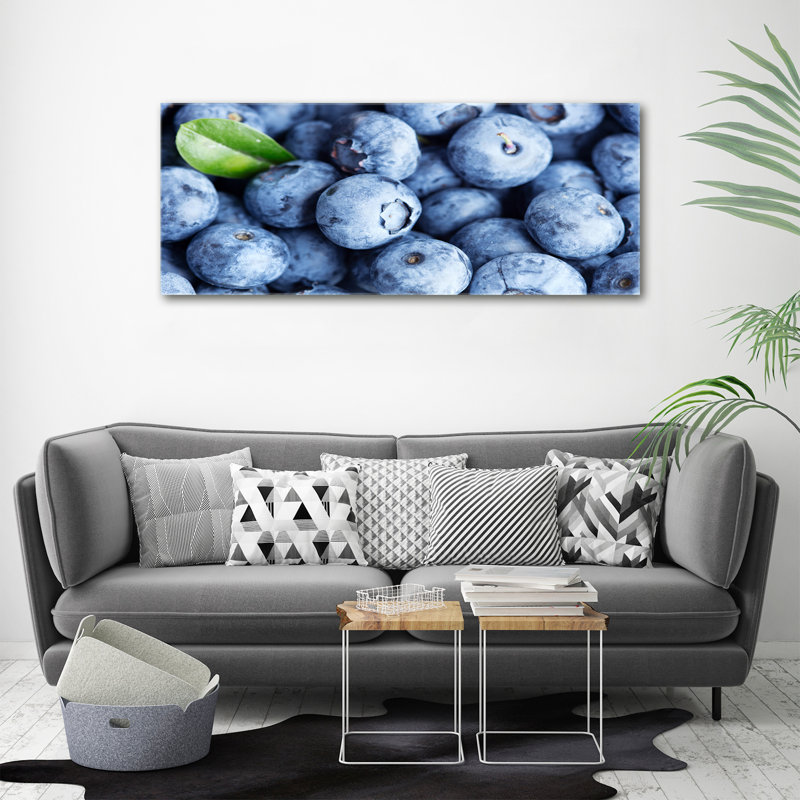 Blueberries - No Frame Print on Canvas