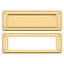 9 in x 3 in Brass Mail Slot-14482775