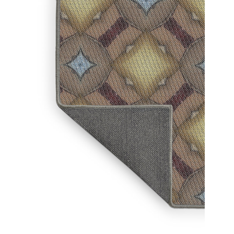Tapis décoratif à motif géométrique brun clair, Rectangle 8 pi x 10 pi
