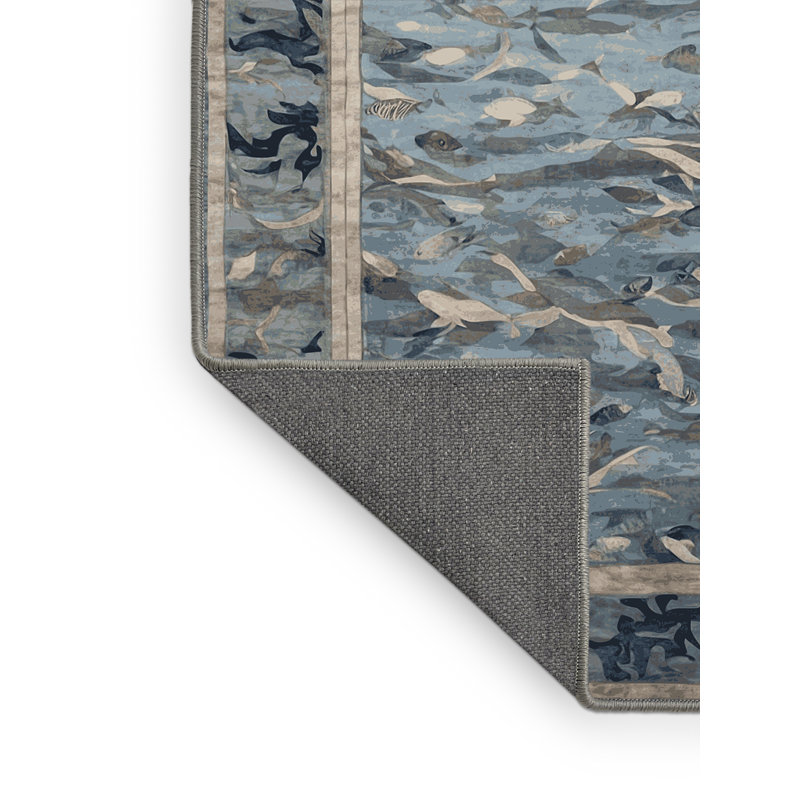 Tapis gris soyeux et moelleux, Carré 7 pi