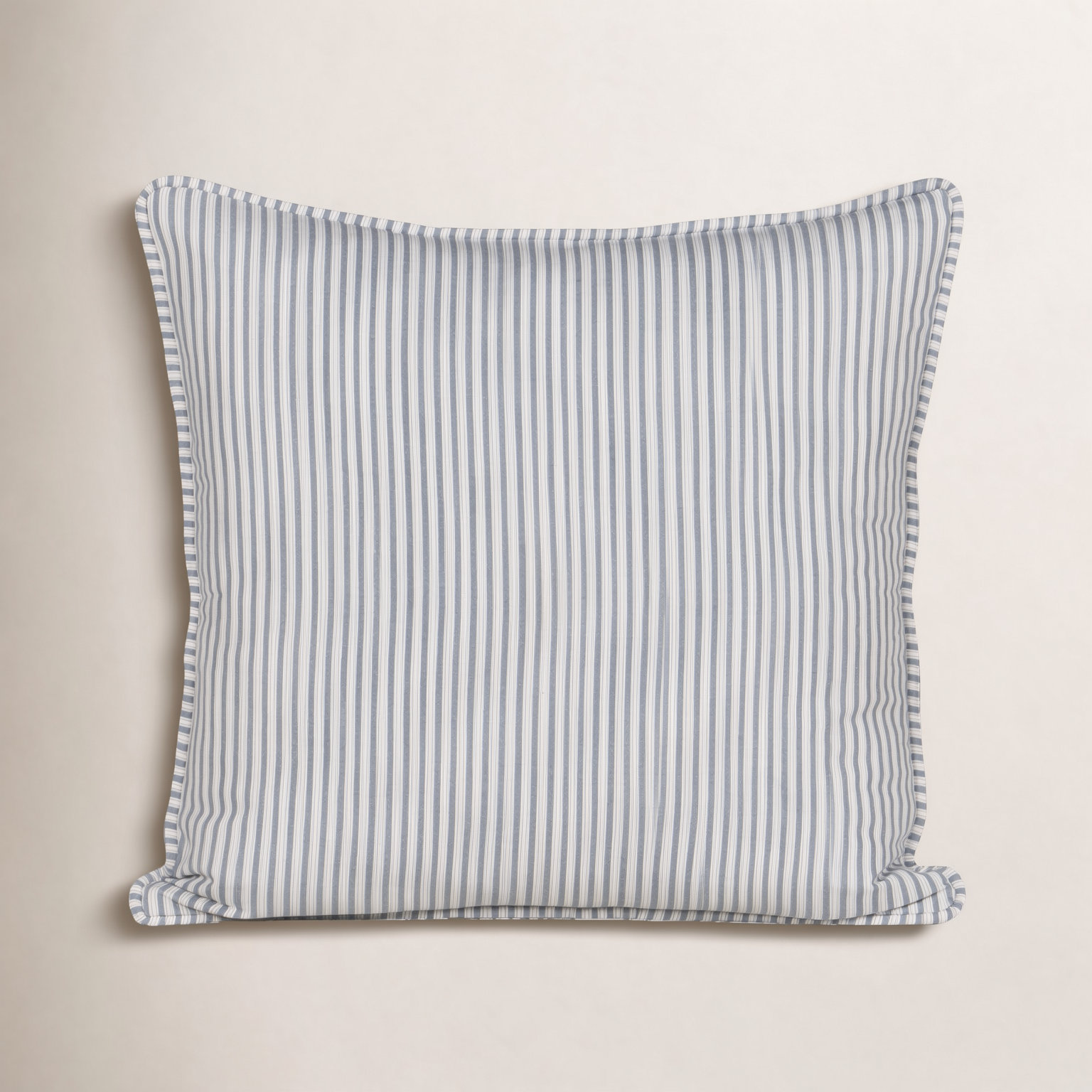 Edan Cotton Throw Pillow, Square 20"H x 20"W, Blue, Feather