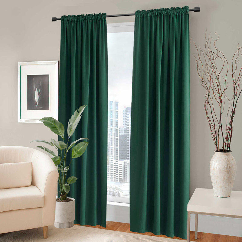 Ensemble de rideaux obscurcissant 2 pièces, L 52 po x L 72 po