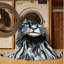  Tapis lavable bleu russe-1346577530
