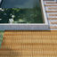 20 tuiles de terrasse à motif à rayures imbriquées, plancher carré en bois franc d'acacia jaune 12 po x 12 po pour patio, banc, bord de piscine, ...