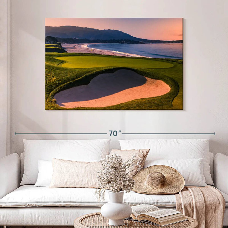 Sirci Pebble Beach Golf, H 32 po x l 48 po