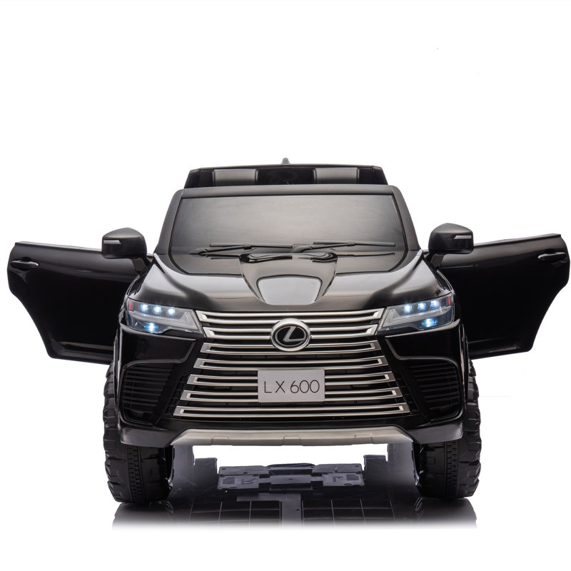 Licence pour enfants 2 places LEXUS LX600 24V sous licence, télécommande, Noir