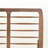 Truett mid-century modern Queen Size Headboard with Rustic Oak, 50.6'' H X 62.5'' W X 0.58'' D-1182830843
