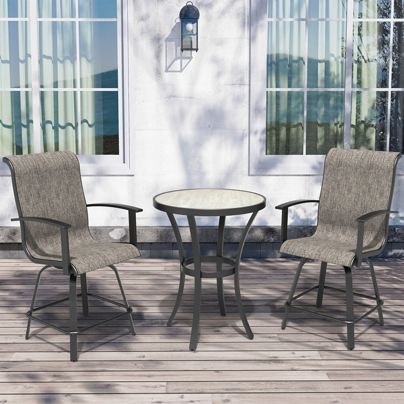 2 - Person Patio Conversation Set, Coffee