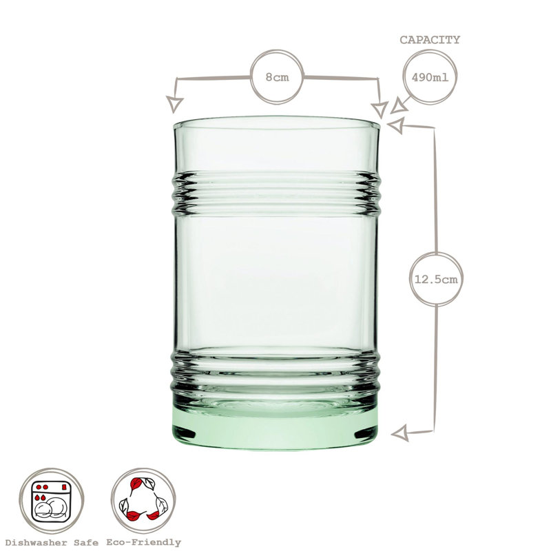 Pasabache Aware Tincan Highball Glasses