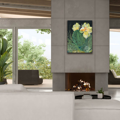 «Dakota Fields», art mural sur toile «Cactus 2» par Kristy