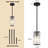 1-Light Modern Crystal Single Pendant Light With Adjustable Height -465480788