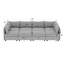 Canapé modulaire modulaire, siège convertible avec rangement, canapé-lit modulaire, combinaisons modulaires flexibles en tissu pour le salon