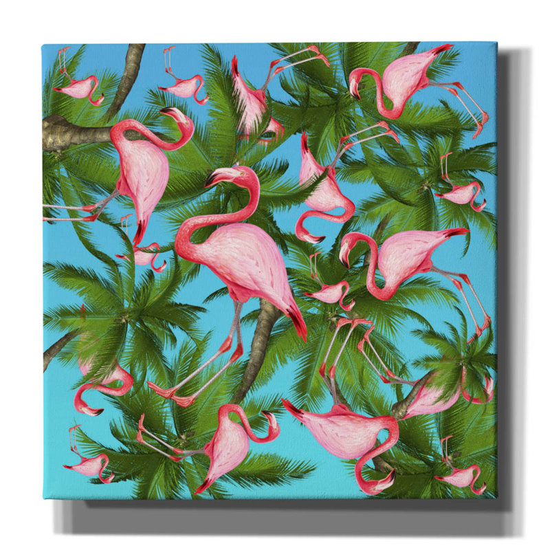 «Sumer Time» par Mark Ashkenazi, art mural sur toile, H 18 po x l 18 po x P 0,75 po