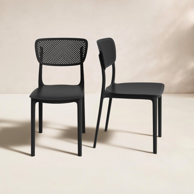 Farrah Stacking Patio Dining Side Chair